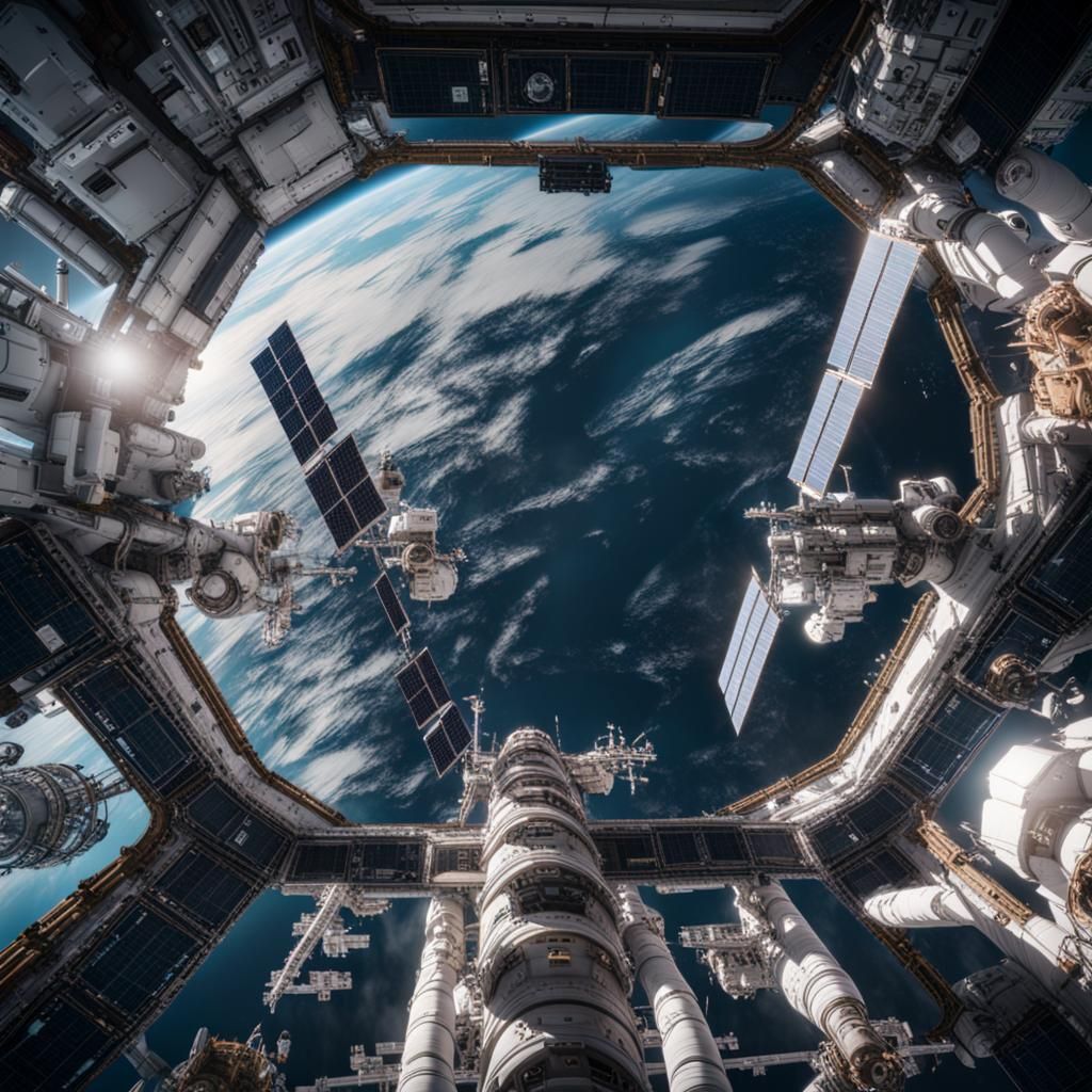 Life Inside the International Space Station: Digital Paintin...