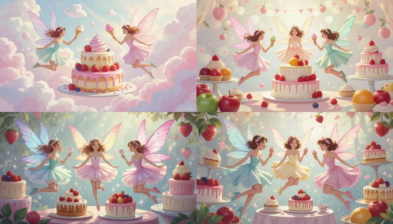 Ice Cream Fairies and Fruitcakes in Fantasy World