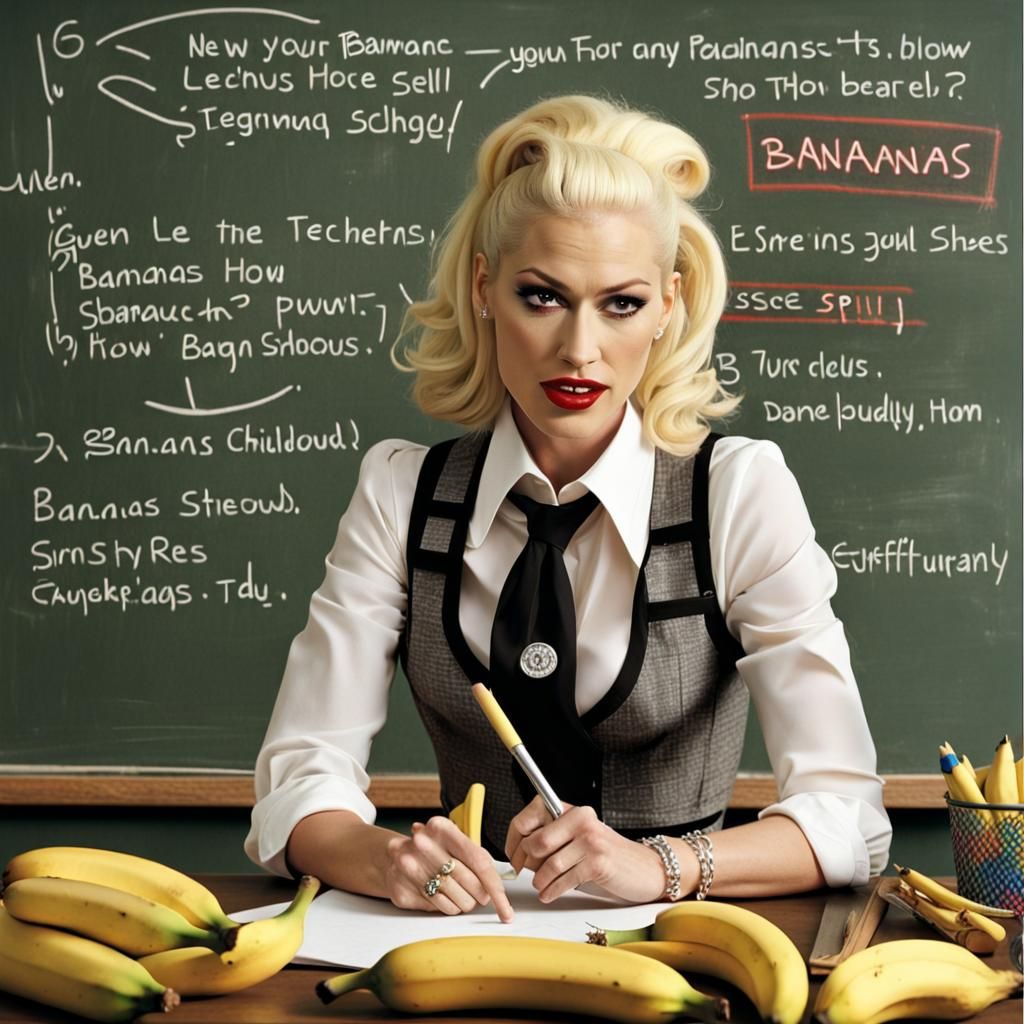 Gwen Stefani Teaches Spelling