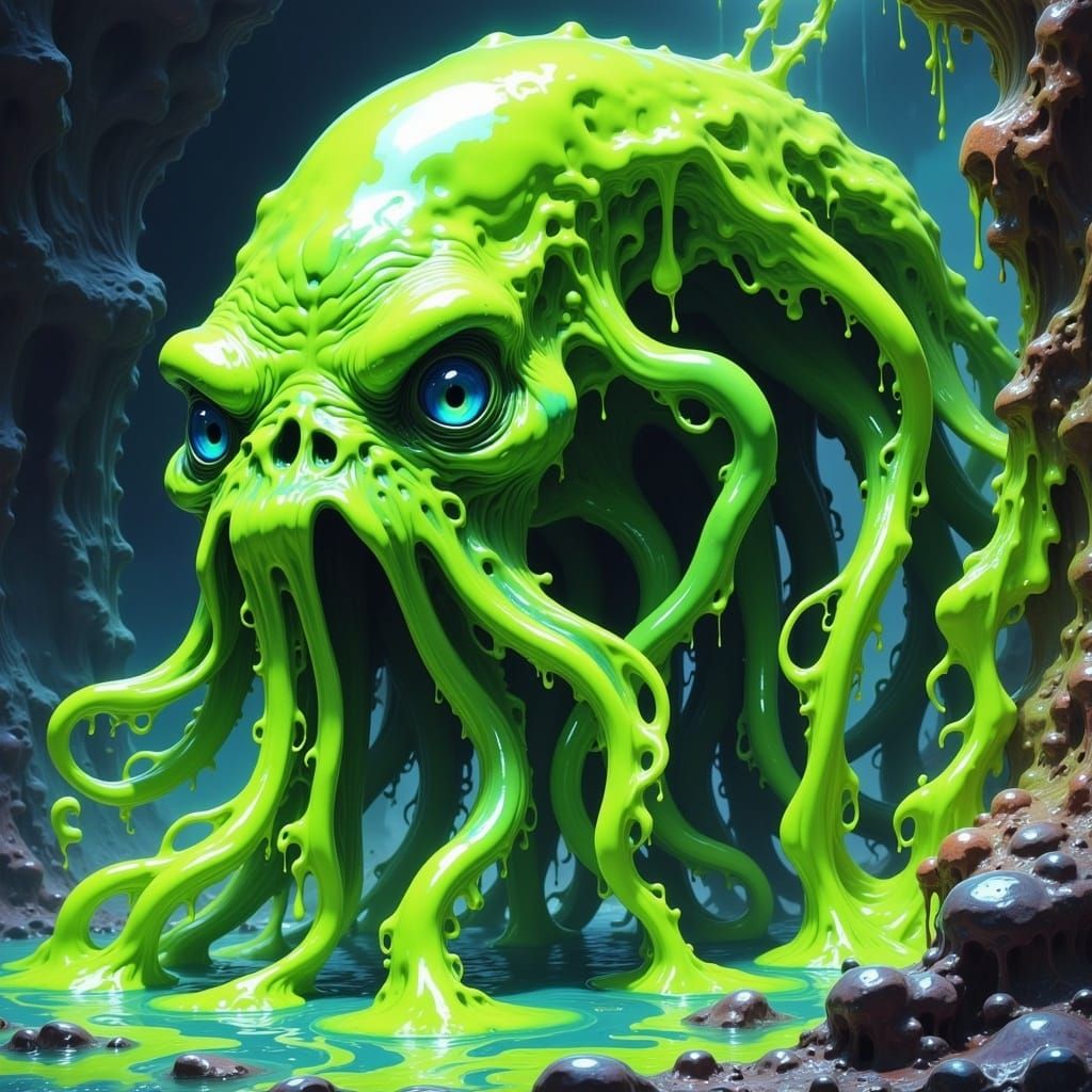 Biohazard Slime Monster Unleashed