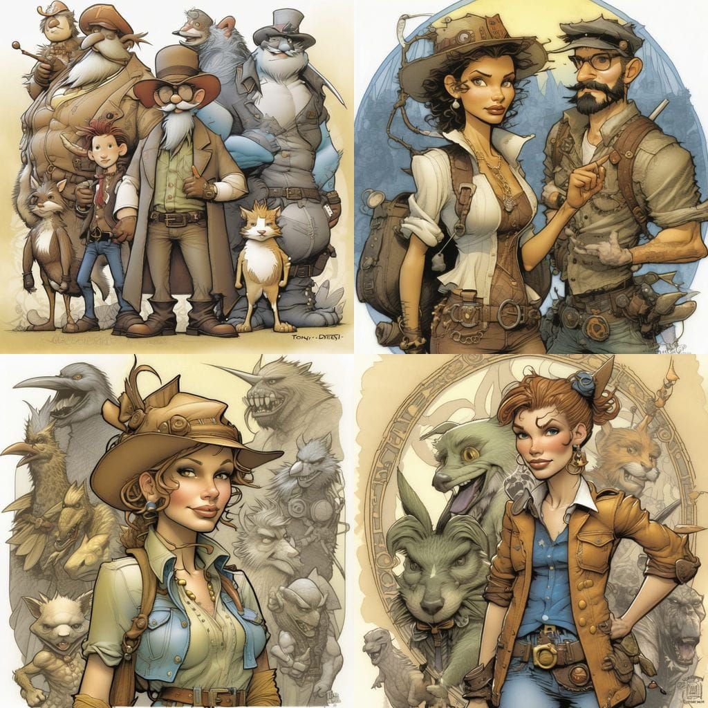 Imaginative Fantasy Art in DiTerlizzi Style