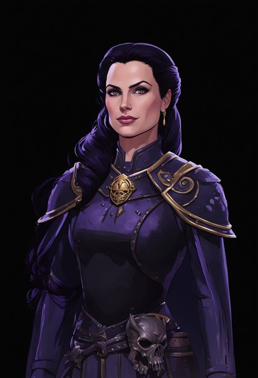 Queen Mal-Lyssa of Zalesia in Armor