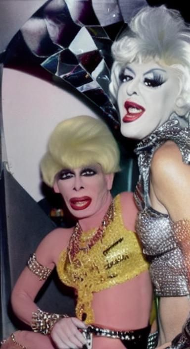 Drag Queens Singing & Having Fun, Circa 1977