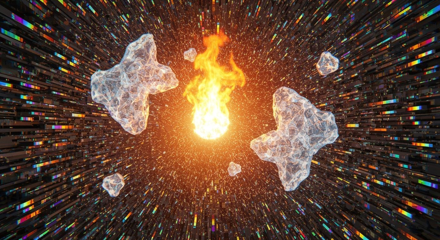 Clash of Fire and Ice: Elemental Beasts in Quantum Universe