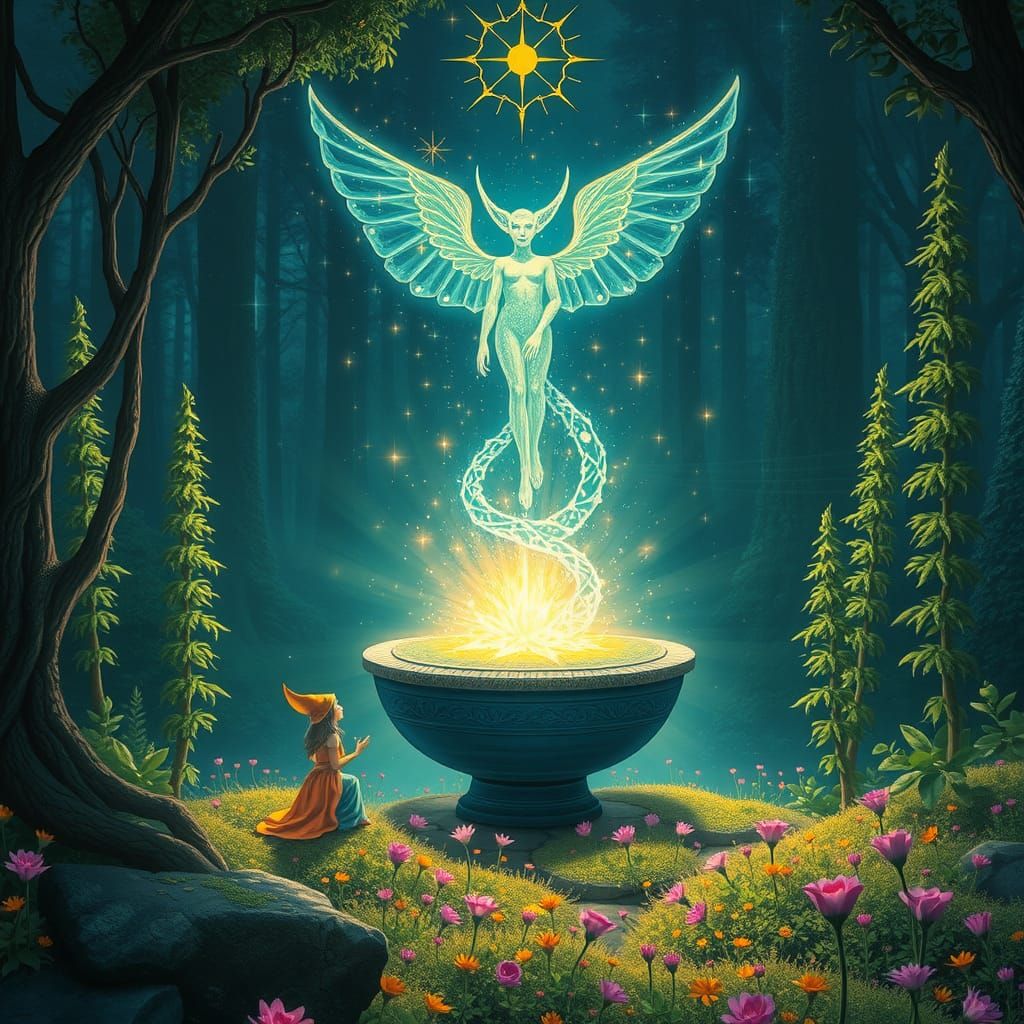 Mythical Gathering Summons Celestial Being