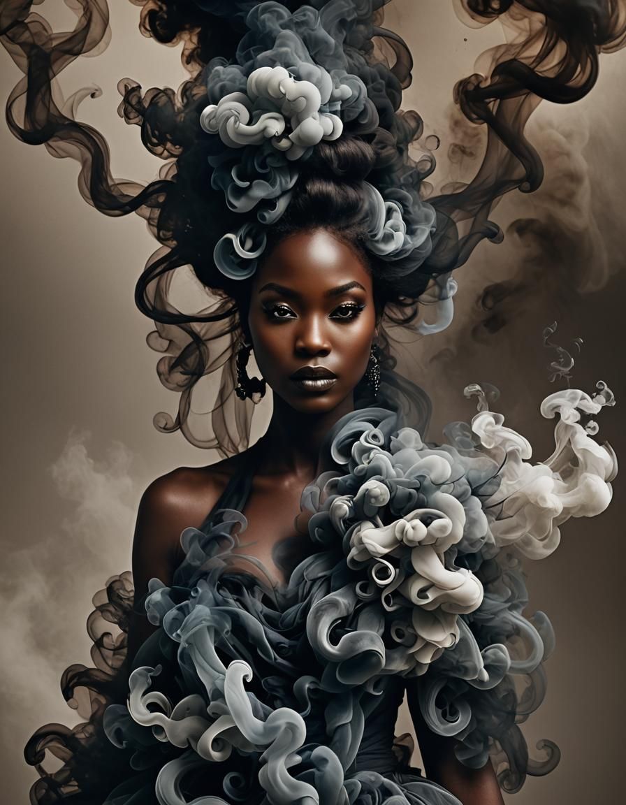 Smokey Goddess Fantasy Art