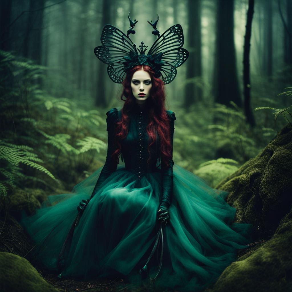 Eldritch Fairy Forest in Surreal Style