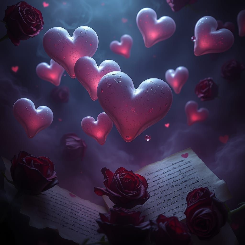 Gothic Romance: Valentine's Curse Digital Matte Painting