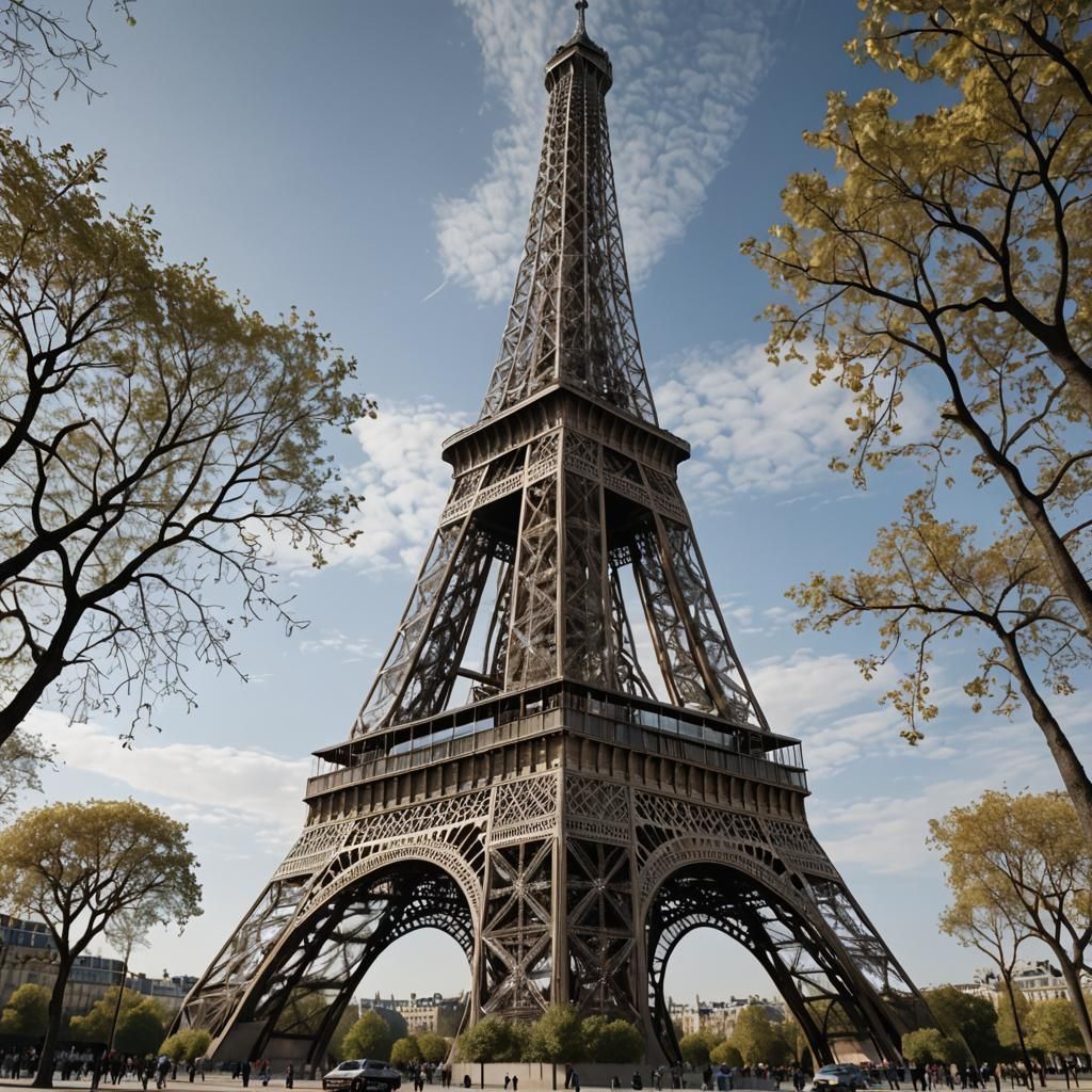 the Eiffel Tower in Paris