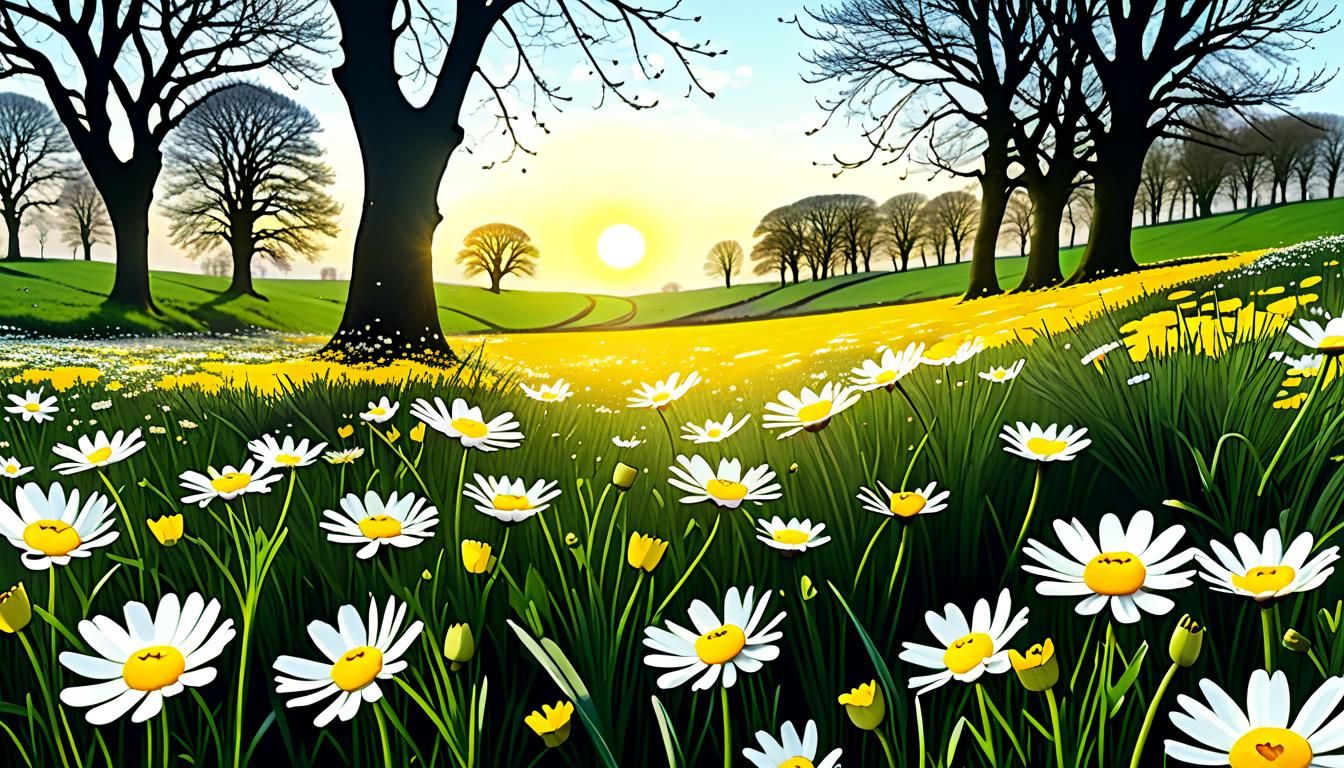 Buttercups and Daisies Announce Spring