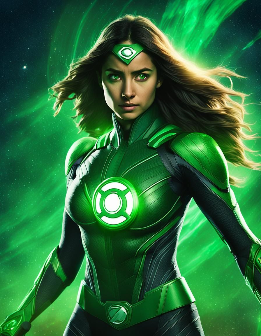 Green Lantern Jessica Cruz: A Cinematic Portrait
