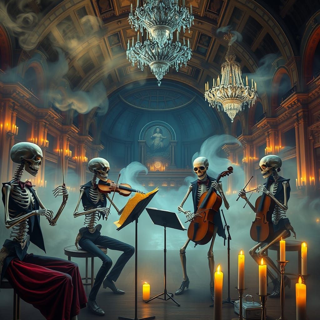 Ethereal Concert of the Damned in a Gigeresque Abode