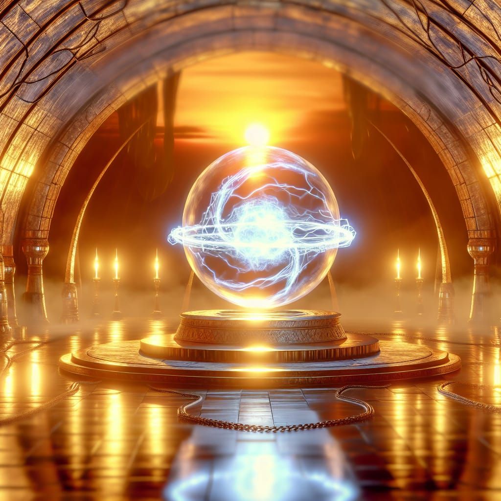 Floating Energy Orb in Wizard Sanctum