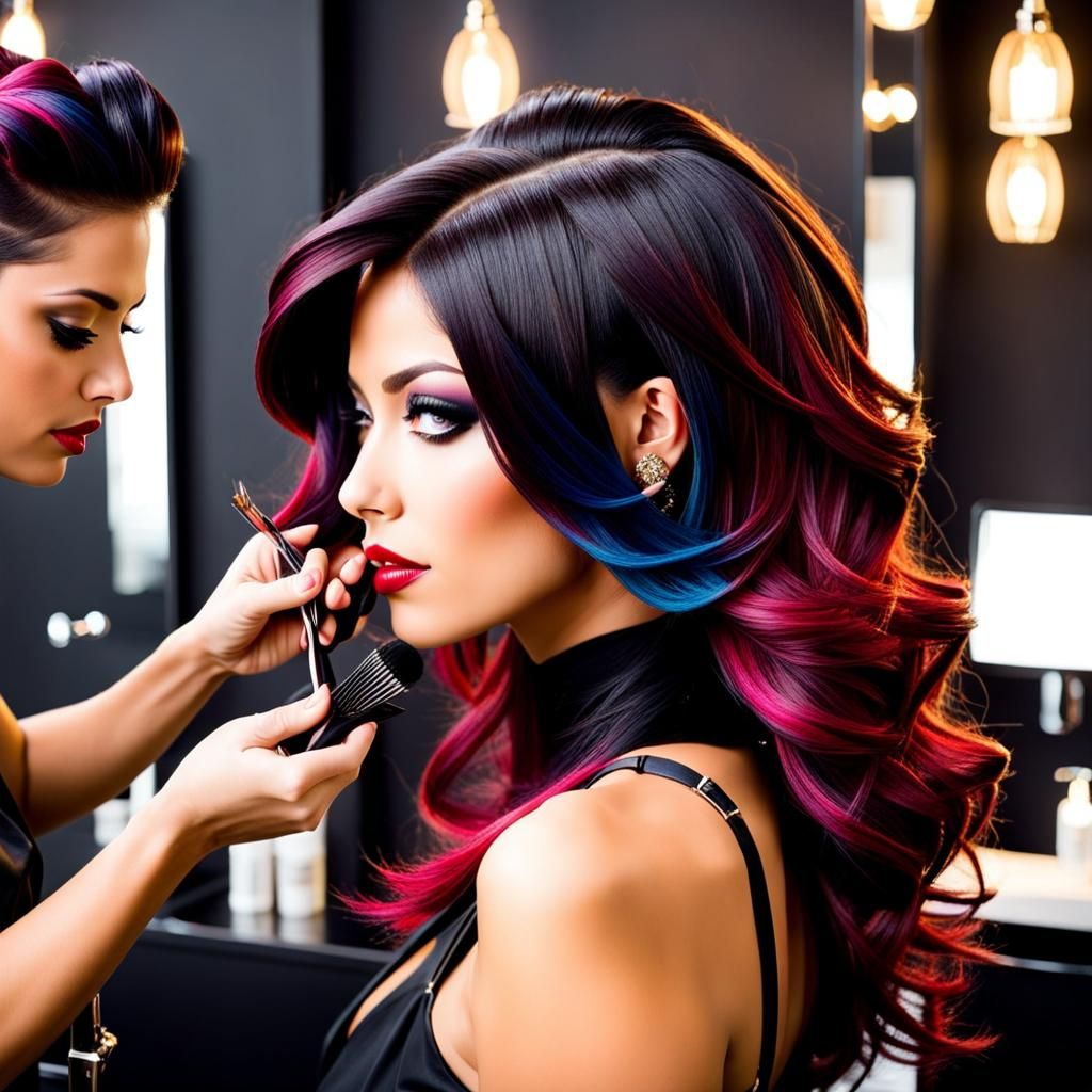Hair Stylist Creates Spectacular and Saucy Looks