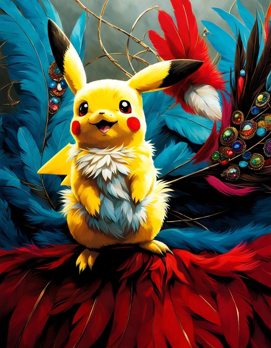 Feathered Pikachu. Happy! ✨