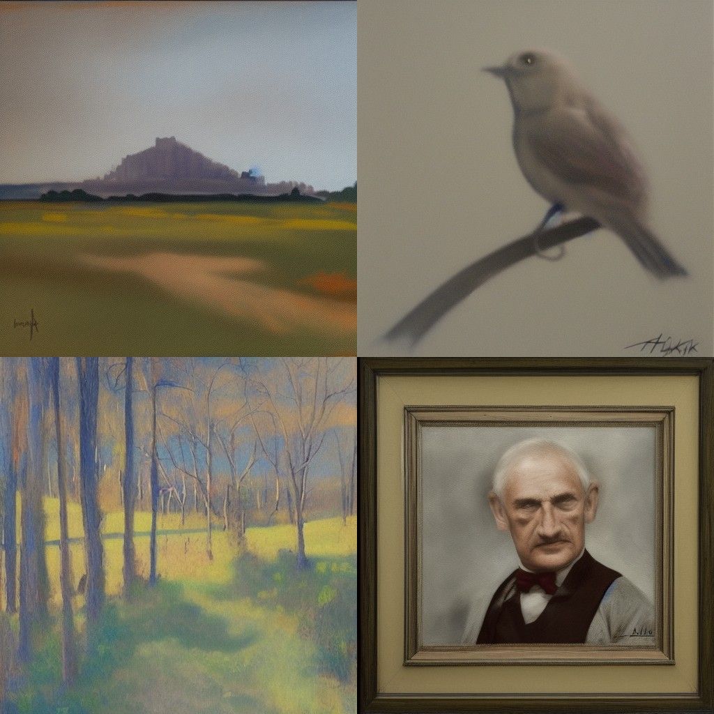 Classic Portrait in the Style of Early 1900s Painting