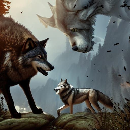 Wolves, wolf pack 2, published