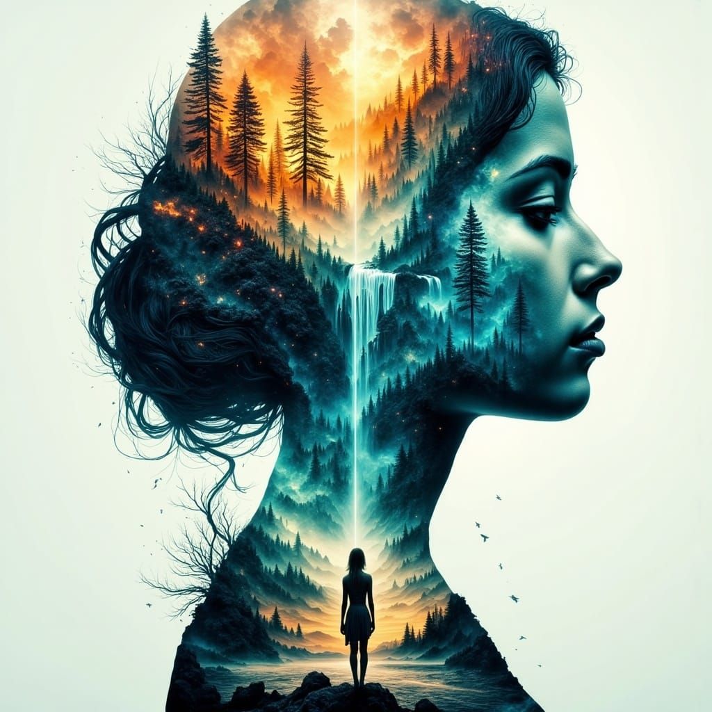 Surreal Threshold: Fire and Water Convergence