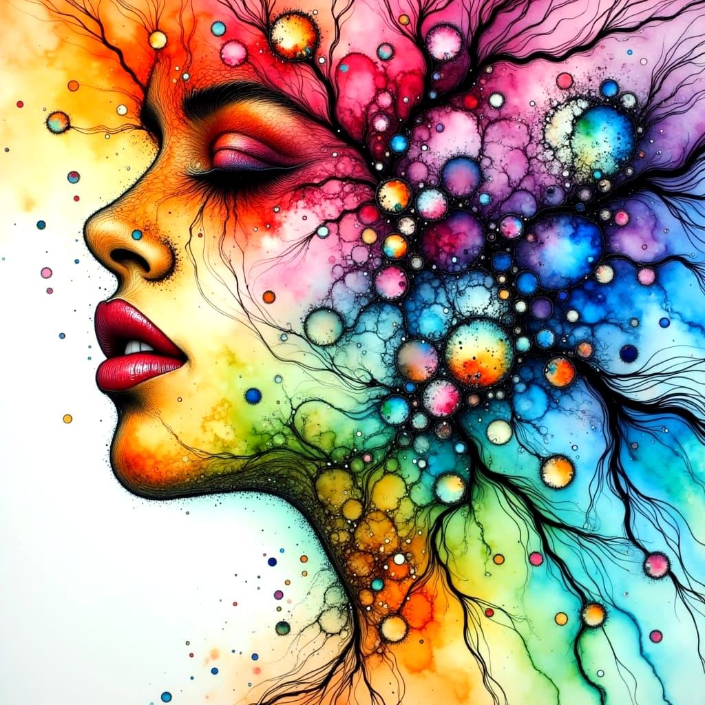 Love's Bittersweet Tears: A Healing Expressionist Masterpiec...