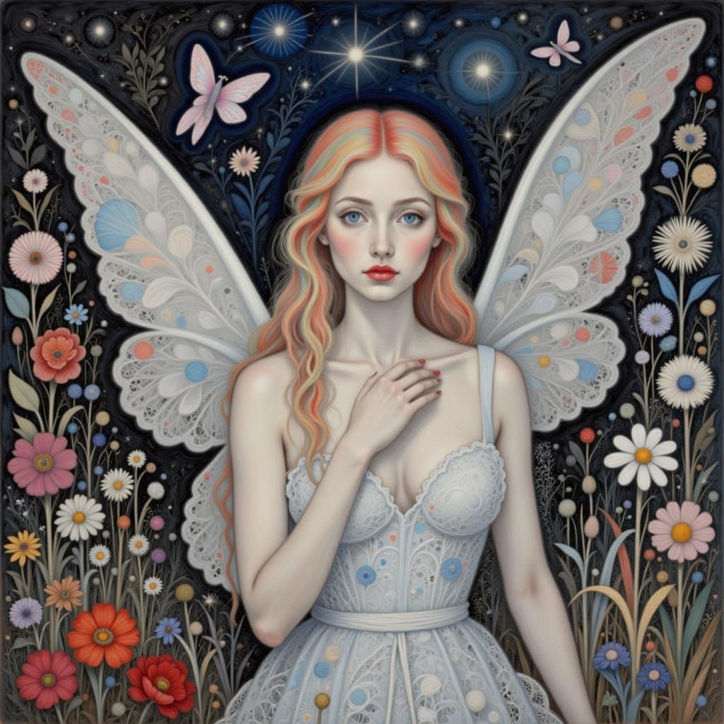 Enchanted Angels in Botanical Fae Style