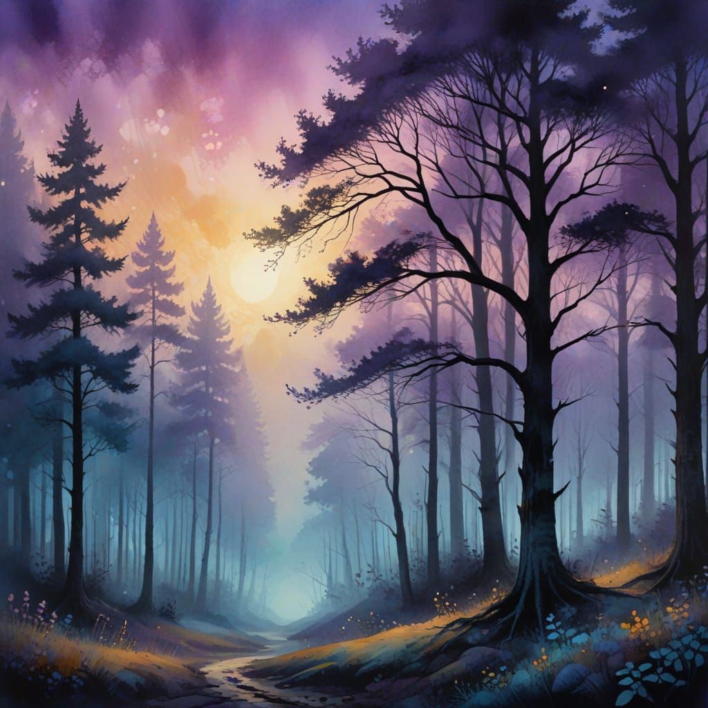 Andy Kehoe landscape purple