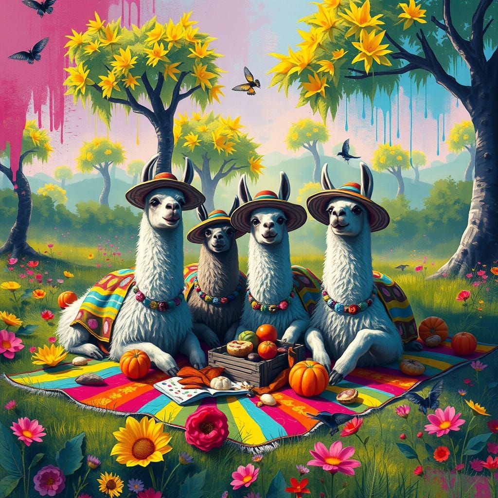 What do you say to a Llama that loves picnicking?