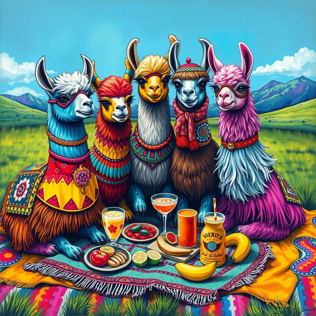 What do you say to a Llama that loves picnicking?