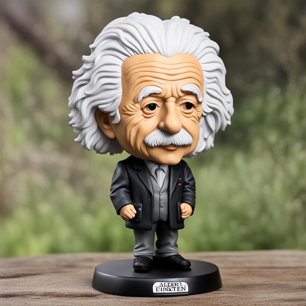 Einstein Funko Pop Doll in Lab