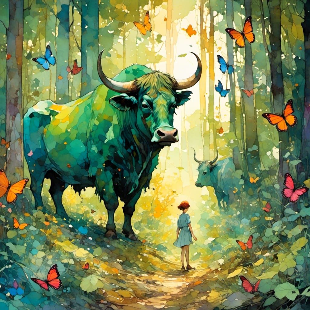 The Babe and the Big Green Ox