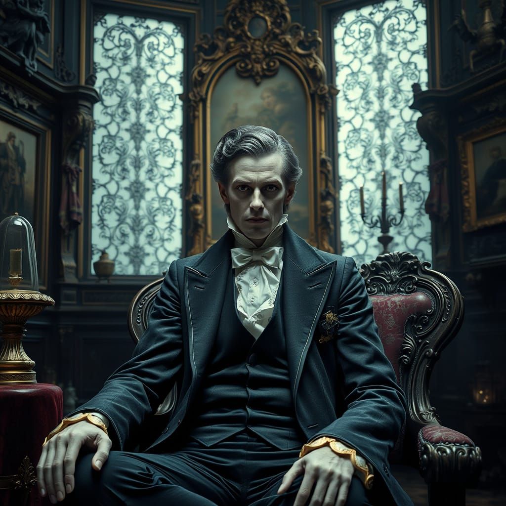 Dorian Gray in Victorian Attire: Burton and Anderson Style