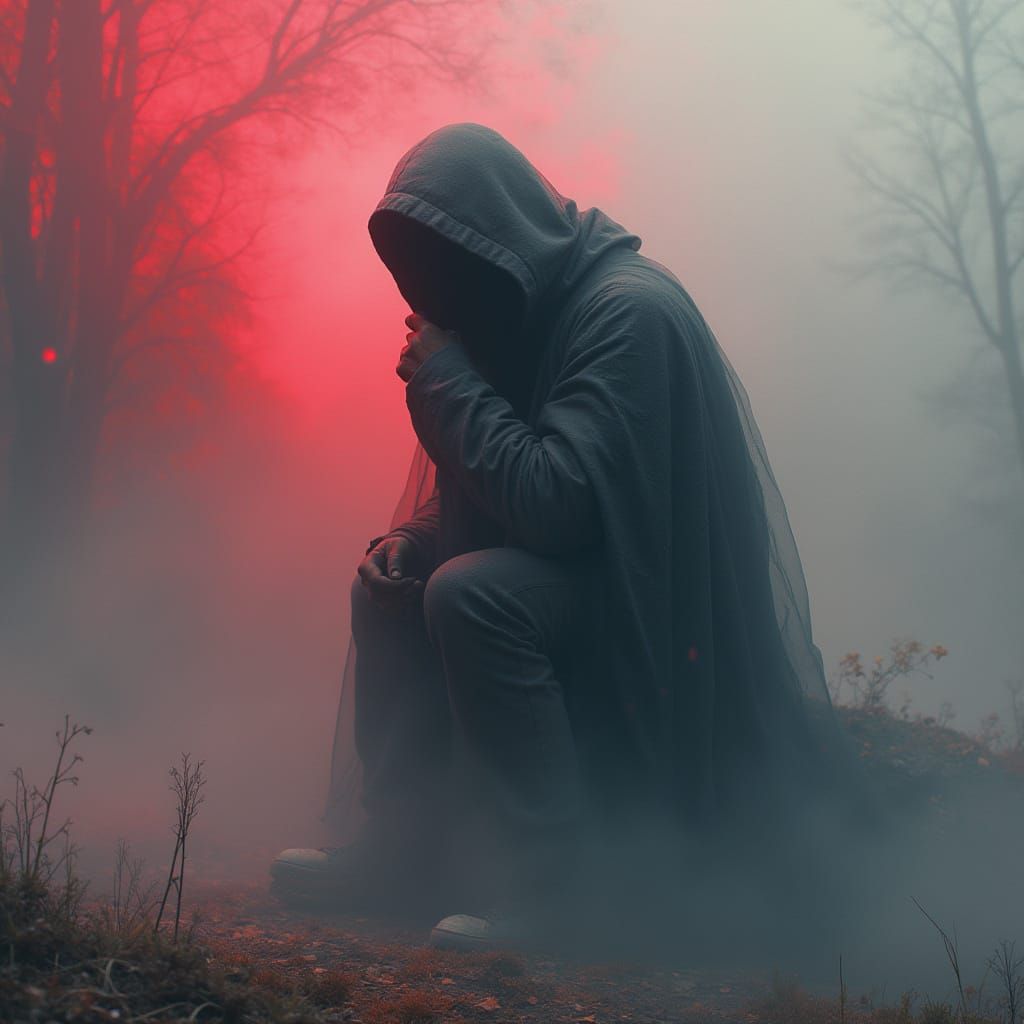 Enigmatic Figure Lost in Cosmic Reflections