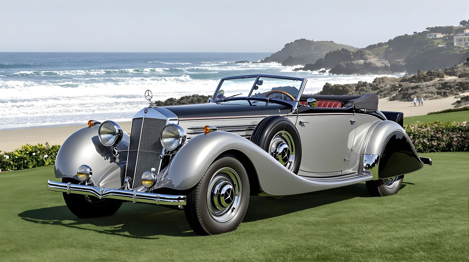 1936 Mercedes-Benz 540K Cabriolet B at Pebble Beach