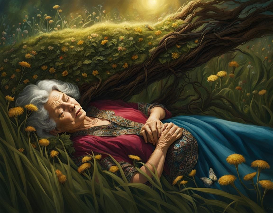 The morning after a night spent with the Fae under the Green Hill.