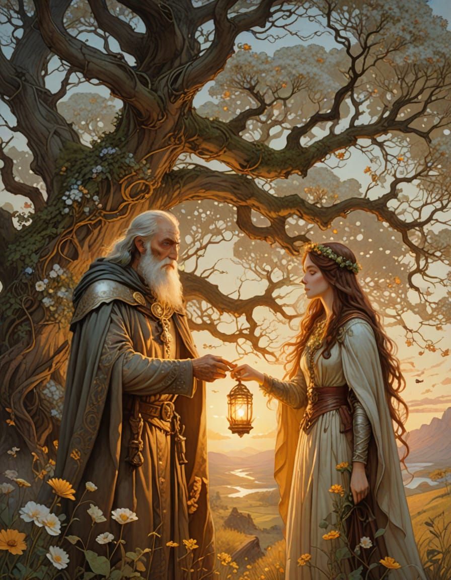 Timeless Harmony: Mother Nature and Father Time Welcome Baby...