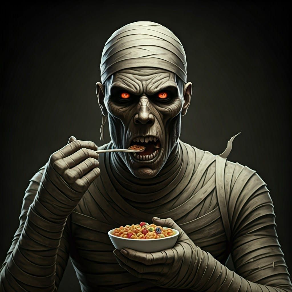 Ancient Egyptian Mummy Devours Sacred Symbols