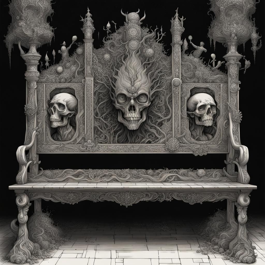 Intricate Abstract Artwork Inspired by Multiple Artists