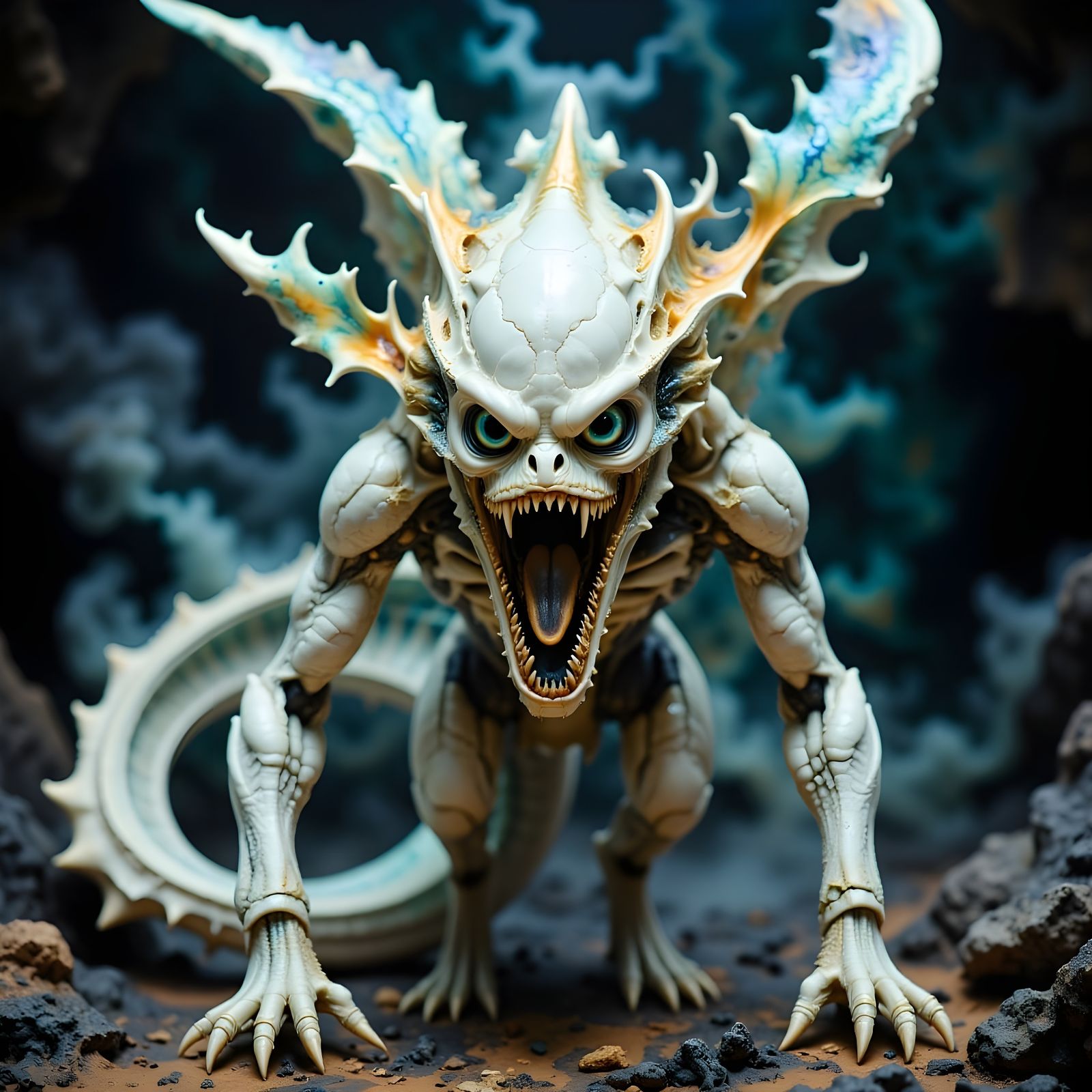 Ethereal Wyrm in Nocturnal Splendor