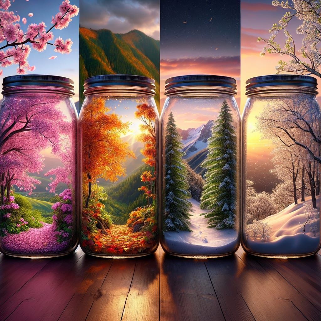 Seasons in Jars: A High-Resolution Vision