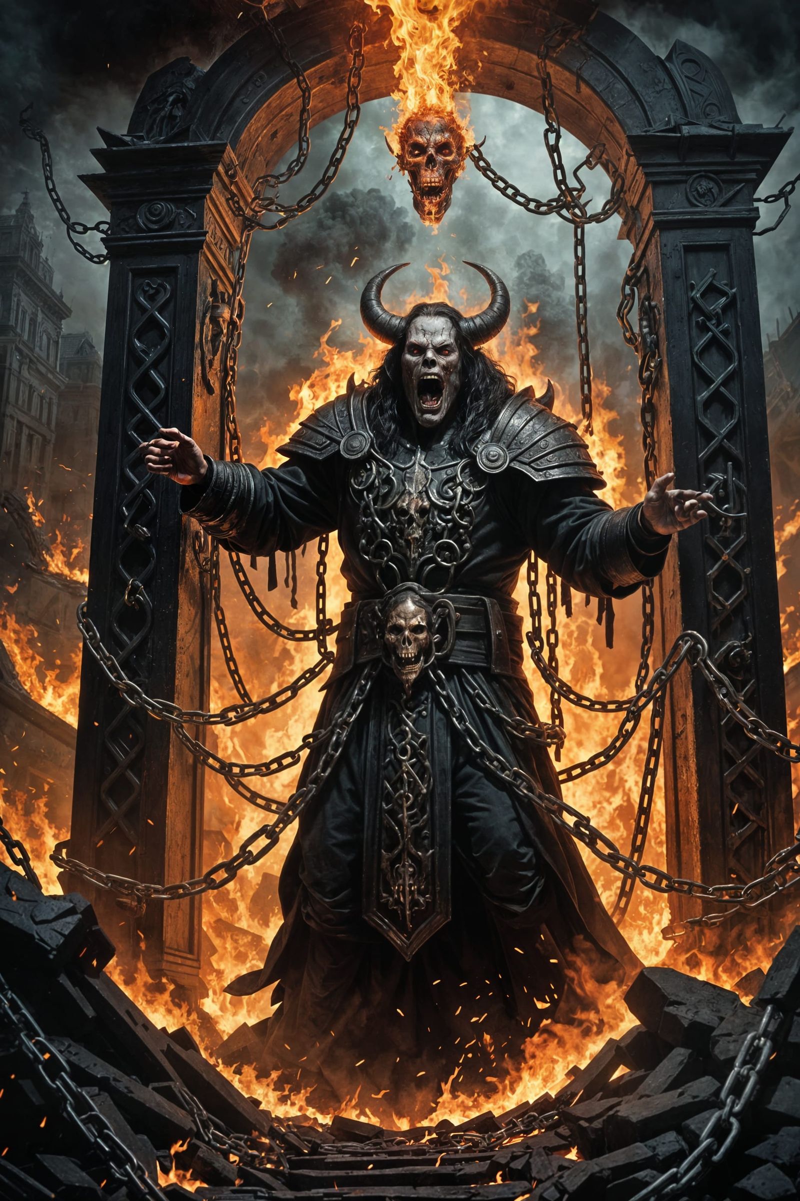 Sinister Erebus at the Gates of Hell