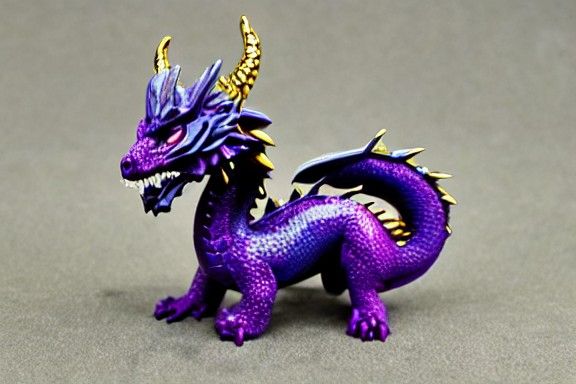 Gemstone Dragon Digital Rendering