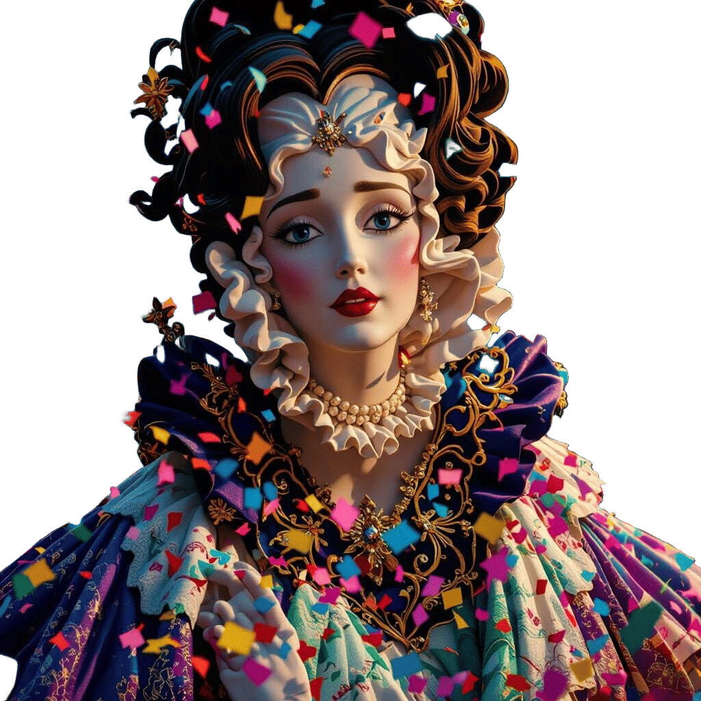 Parade Float Mishap: Marble Queen Statue Tipping