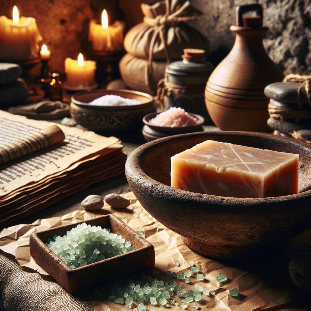 Medieval Soap Making in Rustic Glory