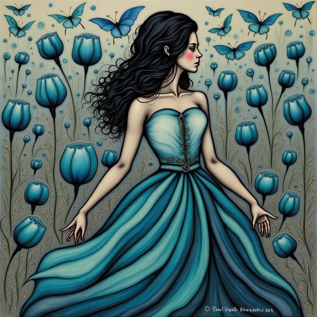 Surreal Shattered Reality in Storybook Style