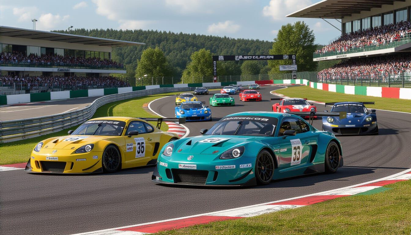 Retro Sports Car Race at Spa-Francorchamps