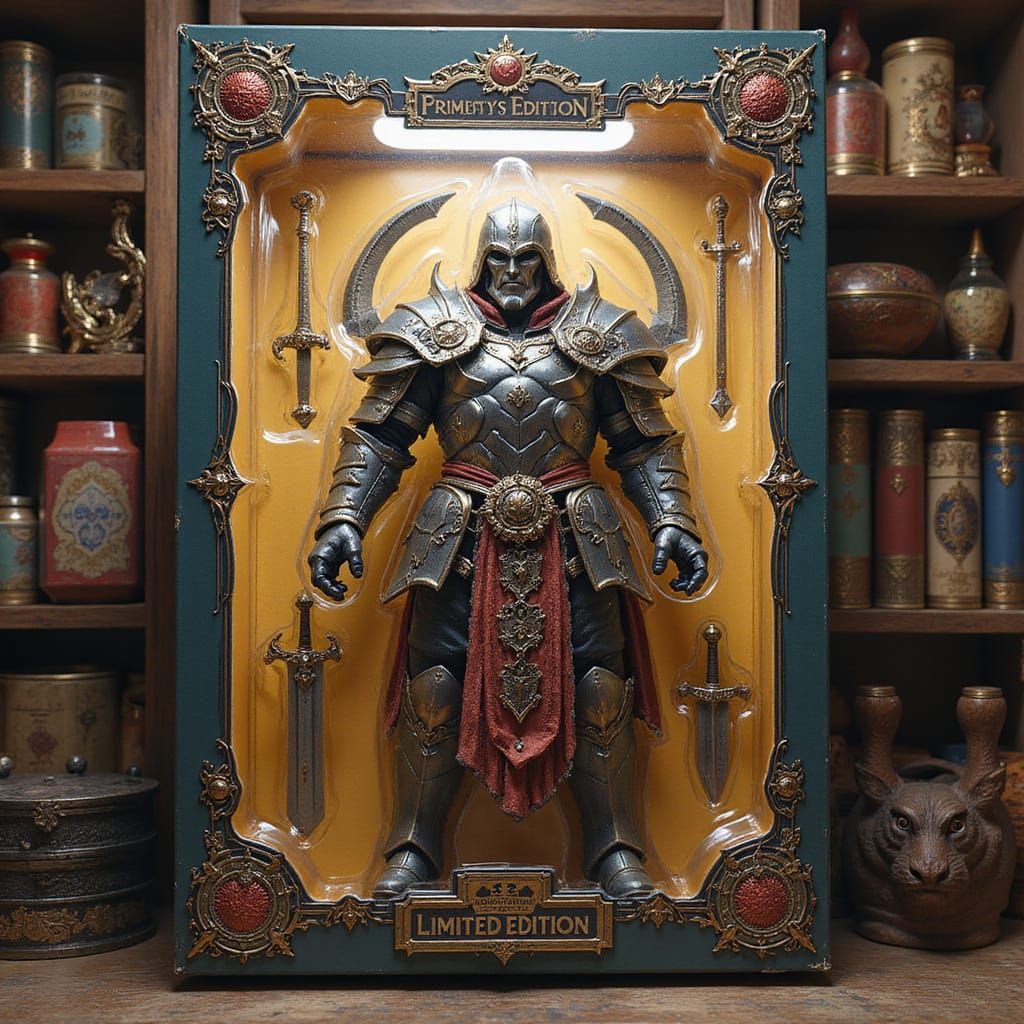 Heroic Fantasy Warrior Collector's Edition Action Figure Box