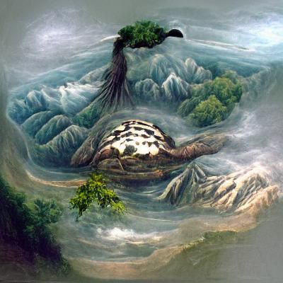 Turtle Carries World on its Back