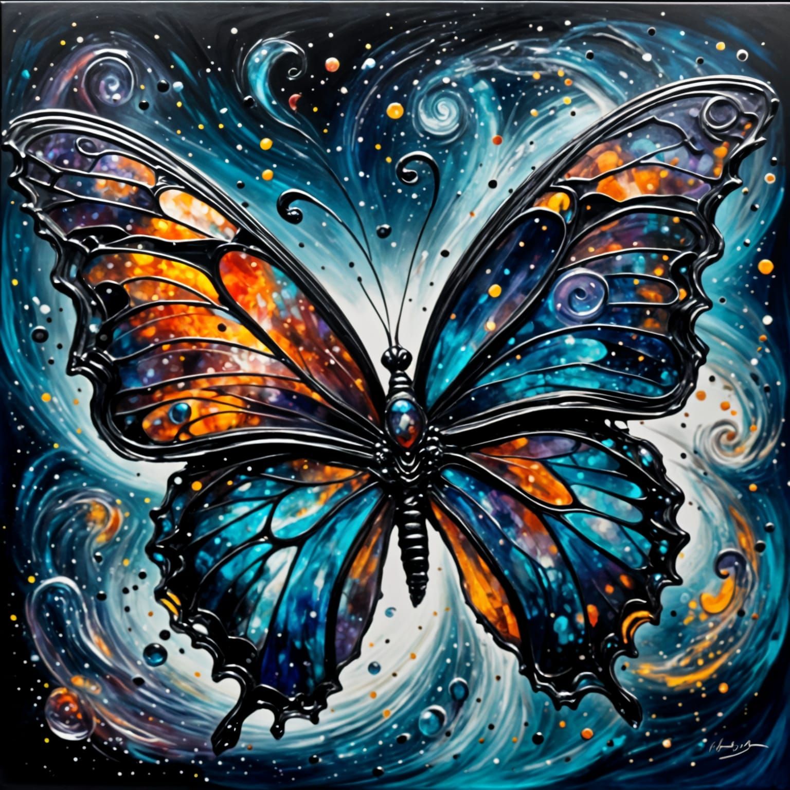 Stained Glass Butterfly