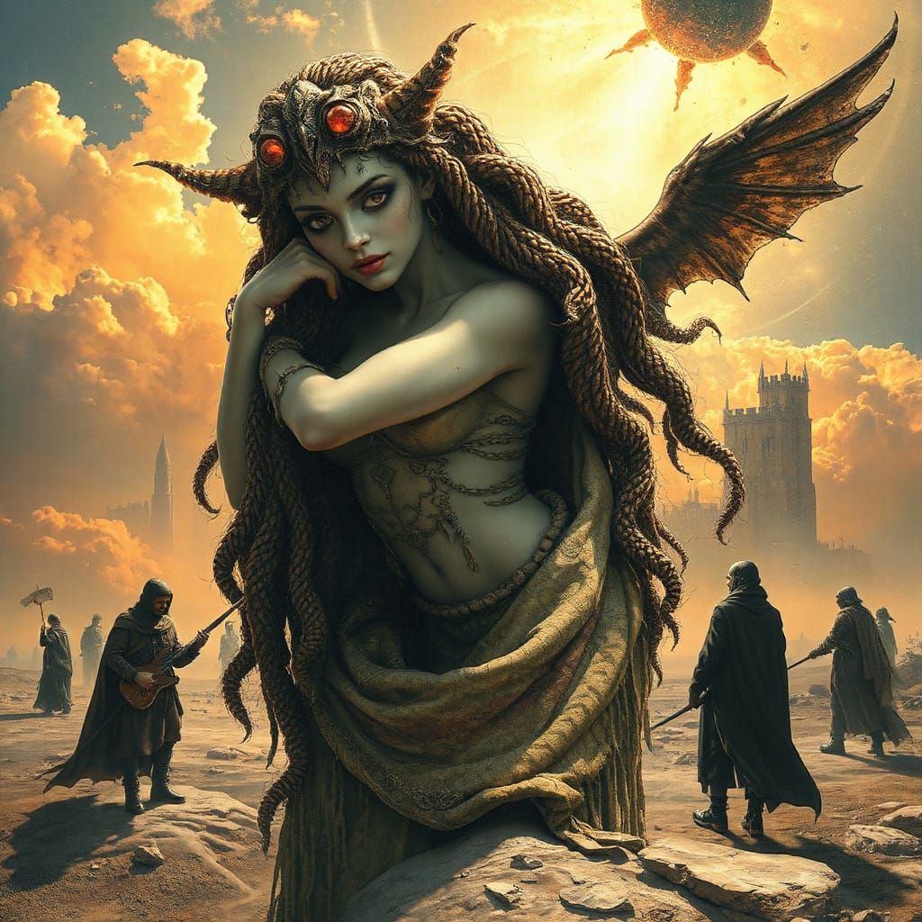 Grotesque Dreamscapes in Vibrant Hues