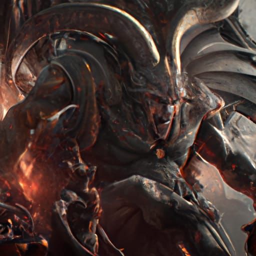 Dark Fantasy Evil Concept Art in 8K