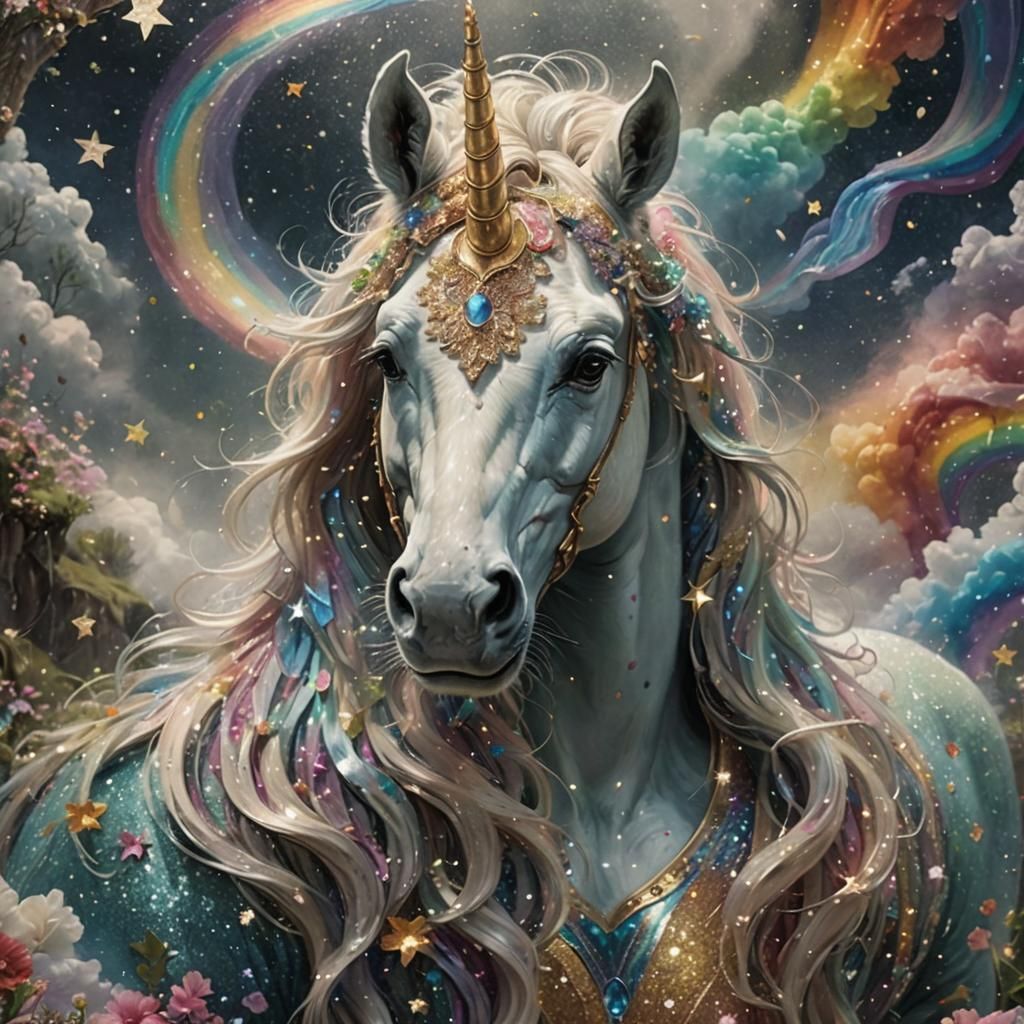 Glittering Rainbow Dreamscape